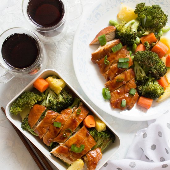 Sheet Pan Chicken Teriyaki with Veg