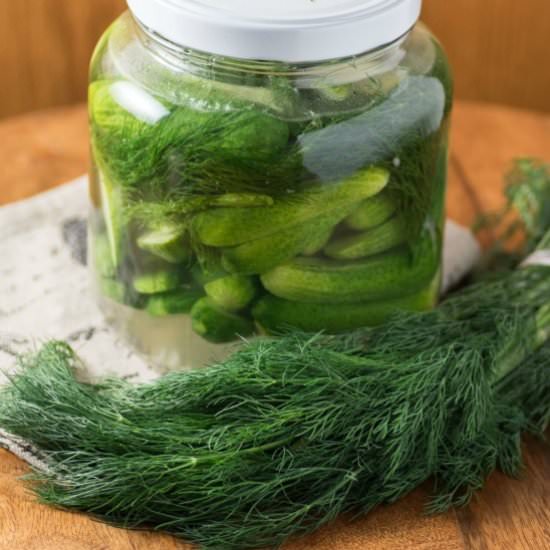 Refrigerator Pickles