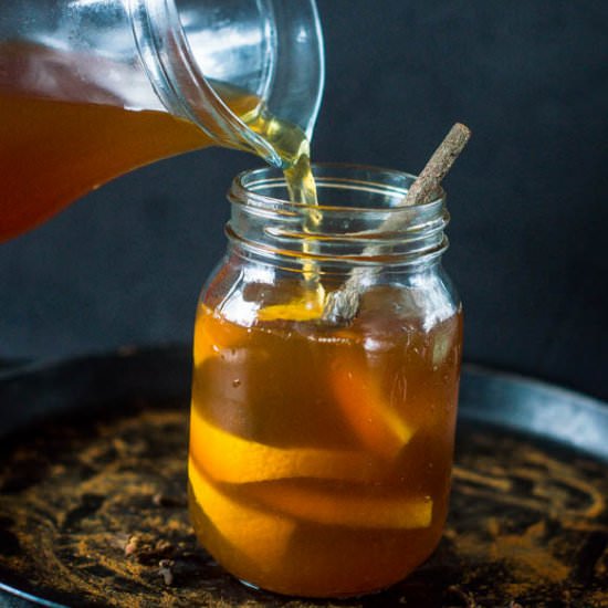 Cinnamon orange iced tea