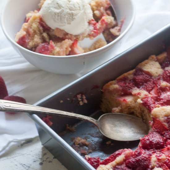 Strawberry Raspberry Cobbler