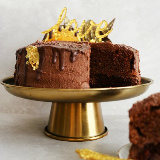 Vegan Chocolate Orange Cake