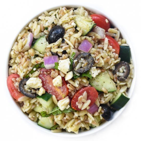 Greek Protein Power Pasta Salad