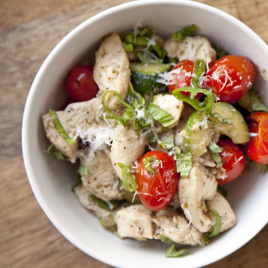 One Pan Italian Chicken & Zucchini