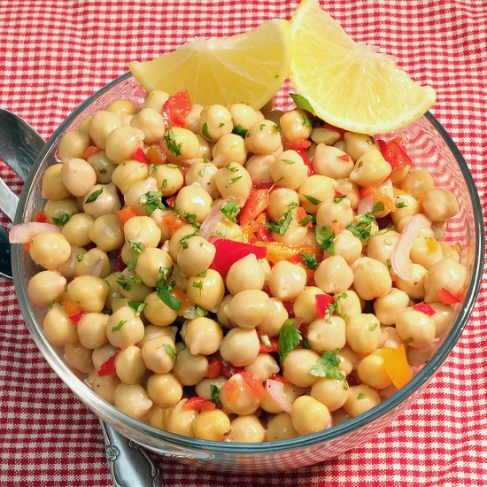 Easy Peasy Chickpea Salad