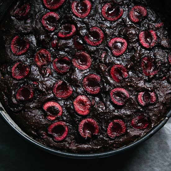 Cherry & Ricotta GF Chocolate Torte