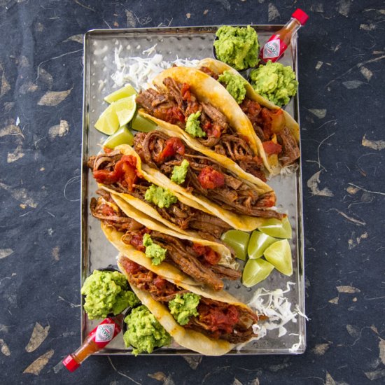 Supreme Braised Beef Tacos