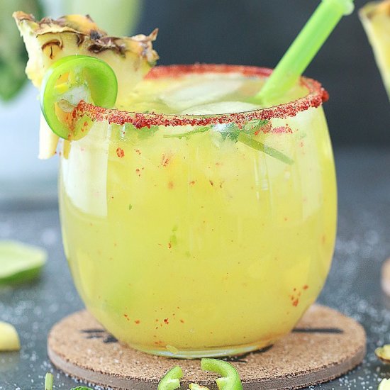 Virgin Pineapple Jalapeno Margarita