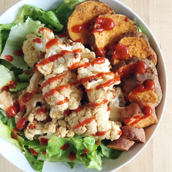 Cauliflower Teriyaki Salad