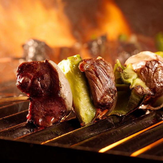 Grilled Steak Kebabs