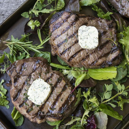 Easy Grilled Sirloins