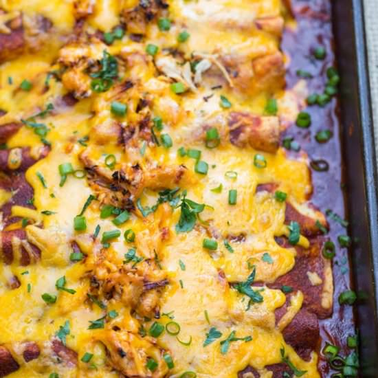 Classic Chicken Enchiladas