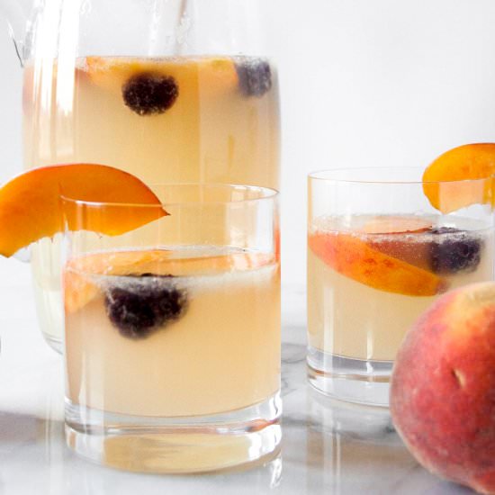 Susan’s Peach Shandy