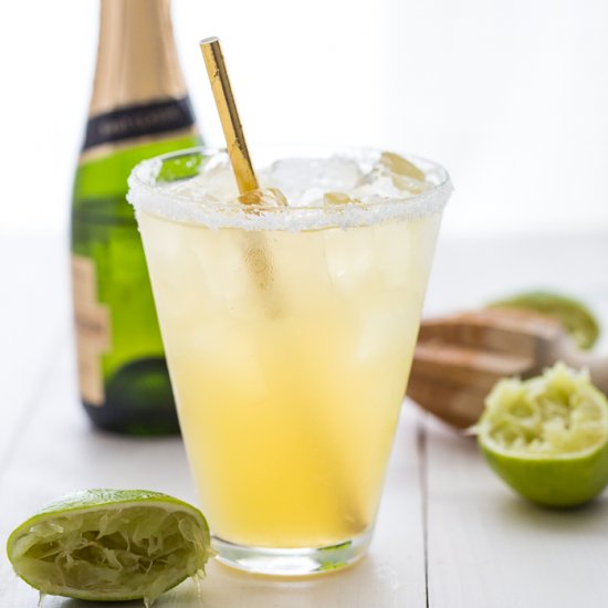 paleo margaritas with champagne