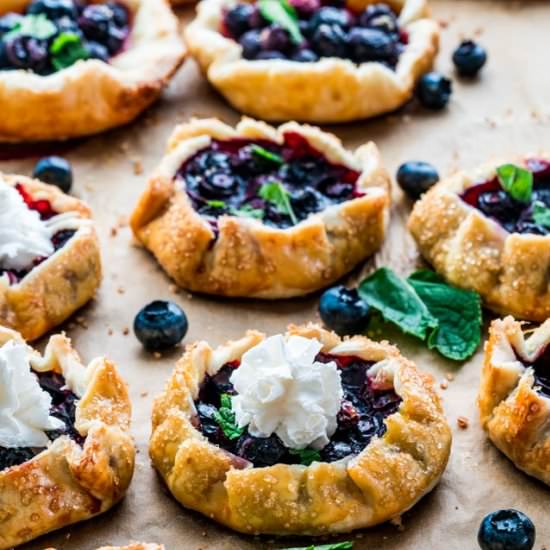 Mini Blueberry Galettes