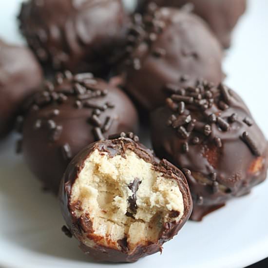 Chocolate Chip Cookie Dough Truffle