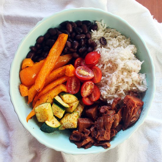 Vegan Jackfruit Taco Bowl