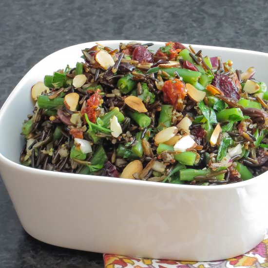 Green Bean and Wild Rice Salad