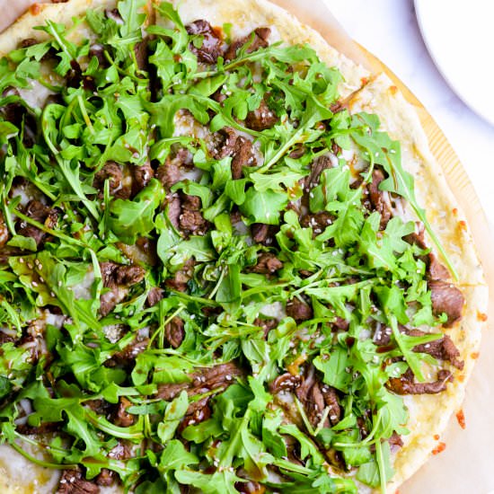 Gluten Free Korean BBQ Pizza