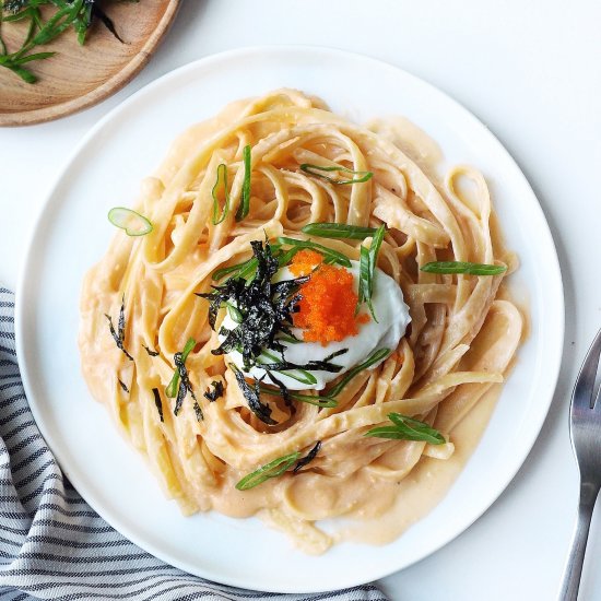 Japanese Creamy Masago Pasta