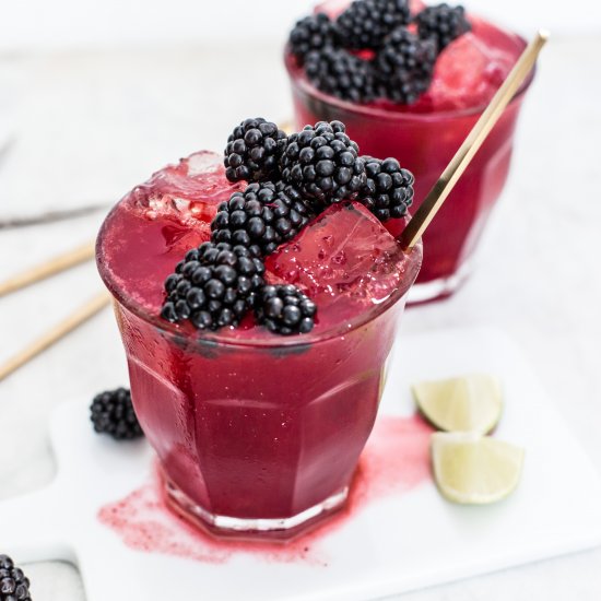 Blackberry Lime Lemonade