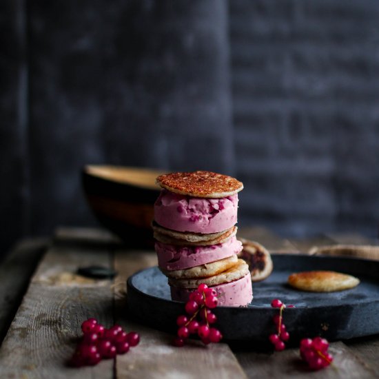 Rice Cake Ice Cream Sandwiches