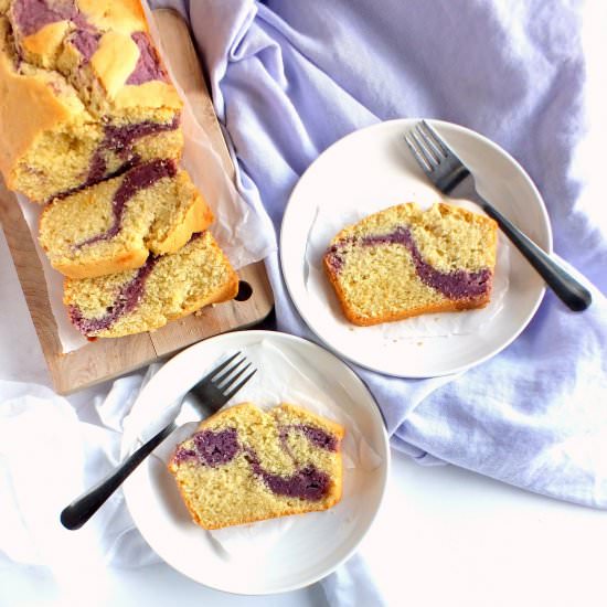 Ube Marble Bread