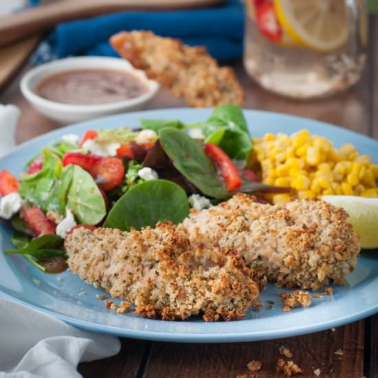 Baked Buttermilk Chicken Fingers