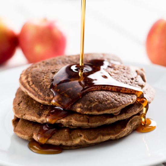 Apple Pancakes (Vegan, Gluten free)