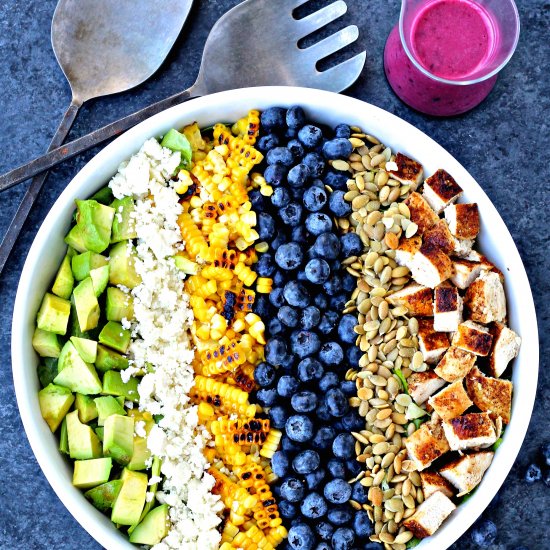 Southwest Blueberry Cobb Salad