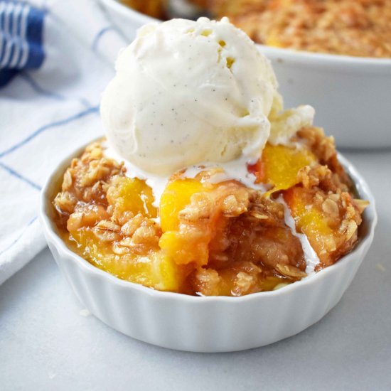 Nectarine Brown Sugar Crisp