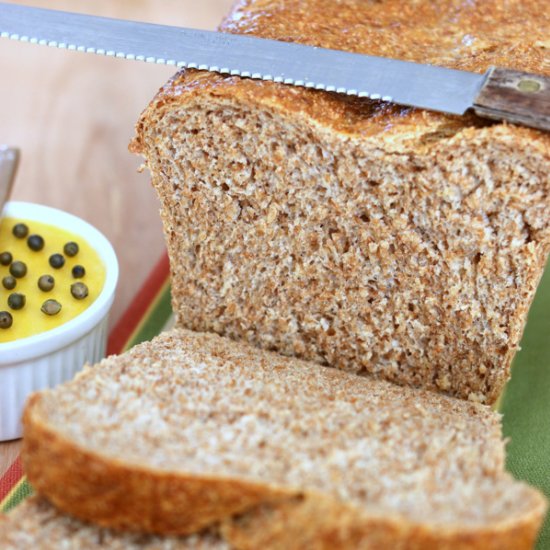 Easy High Fibre Brown Bread