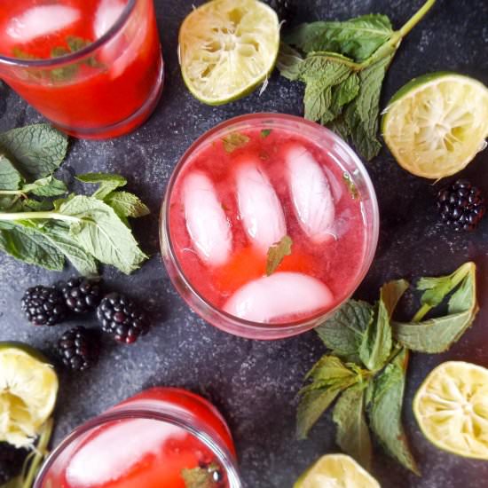 Blackberry Mojitos