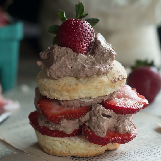 Strawberry Chocolate Shortcake