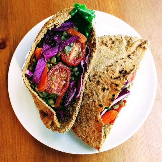 LENTIL PITA POCKETS