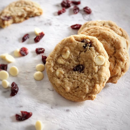 White Chocolate Cranberry Cookies