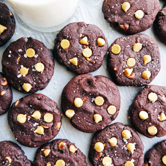 Chocolate Butterscotch Chip Cookies