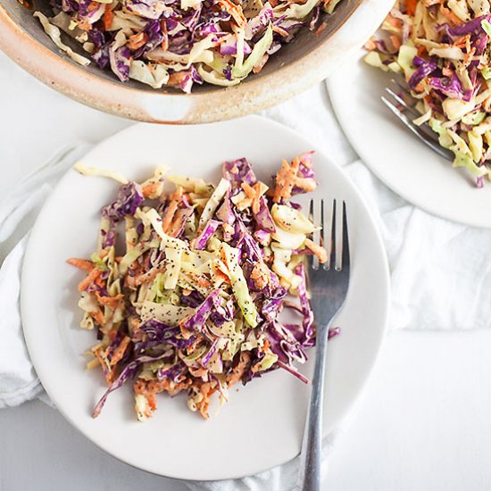 Light and Crunchy Coleslaw