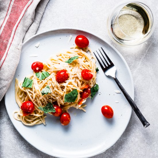 Burst Tomato Pasta