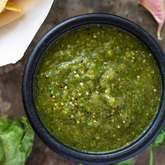 Easy Roasted Salsa Verde