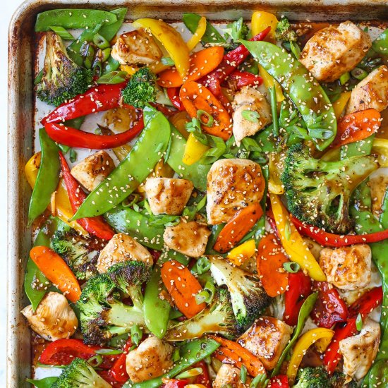 Sheet Pan Asian Stir Fry