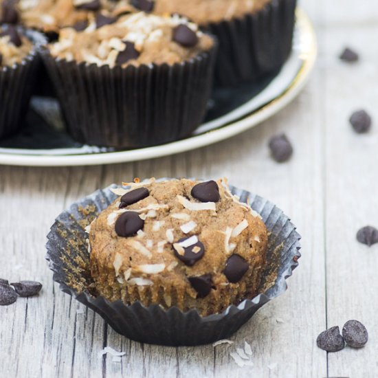 Caramelized Banana Bread Muffins