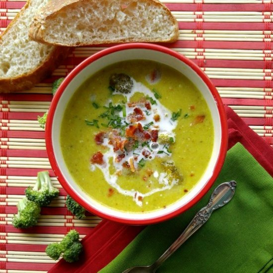 Curried Broccoli Soup – Slow Cooker