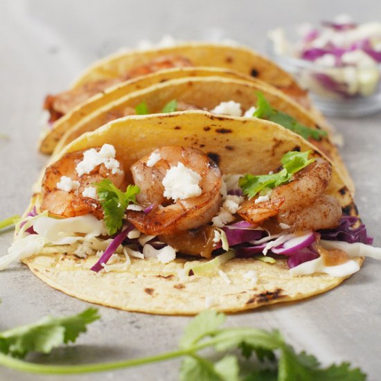 Five Spice Shrimp Tacos