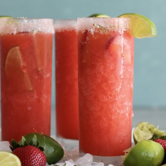 Strawberry Frozen Margaritas