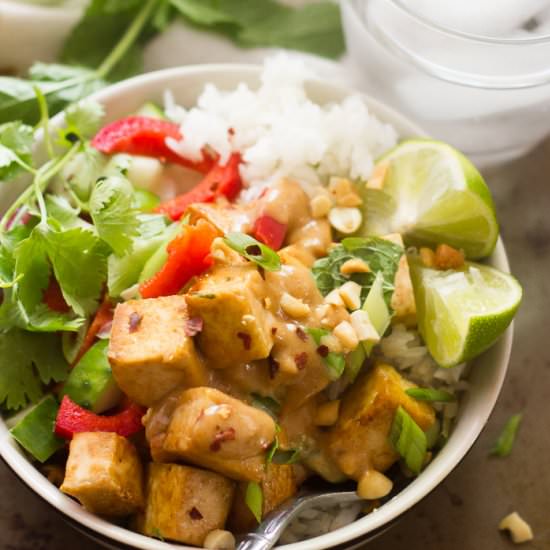 Lemongrass Tofu Buddha Bowls