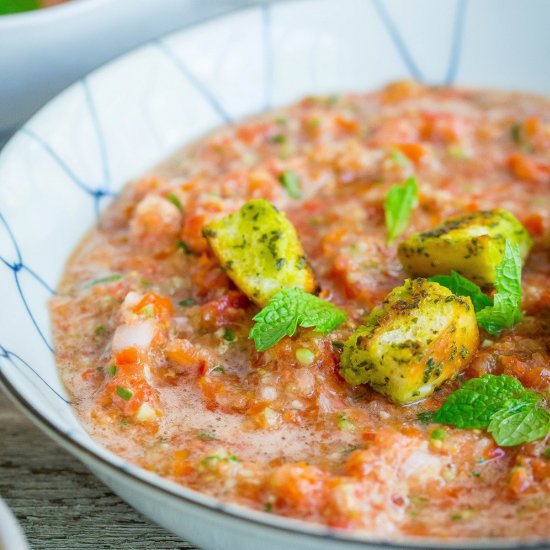 Cherry Tomato Gazpacho