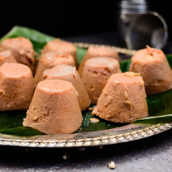 Steamed Black Eyed Peas Pudding