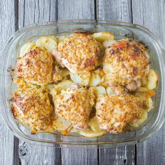 Spicy Mustard Marinated Chicken