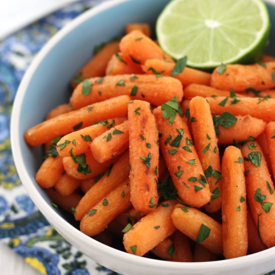 Roasted Carrots with Lime