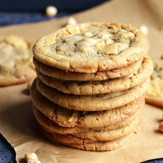 Caramelised White Chocolate Cookies